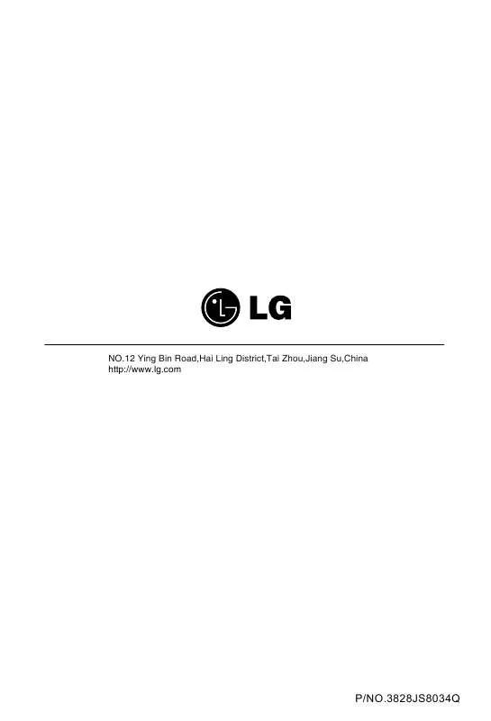 Mode d'emploi LG GR-181-FA