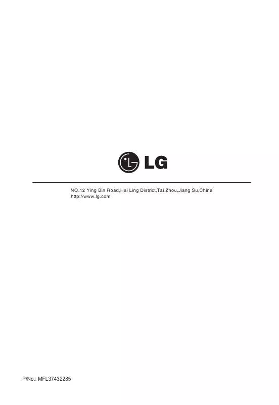 Mode d'emploi LG GR-3990W