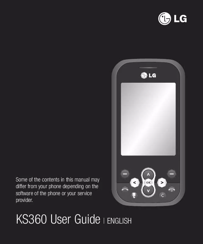 Mode d'emploi LG KS360
