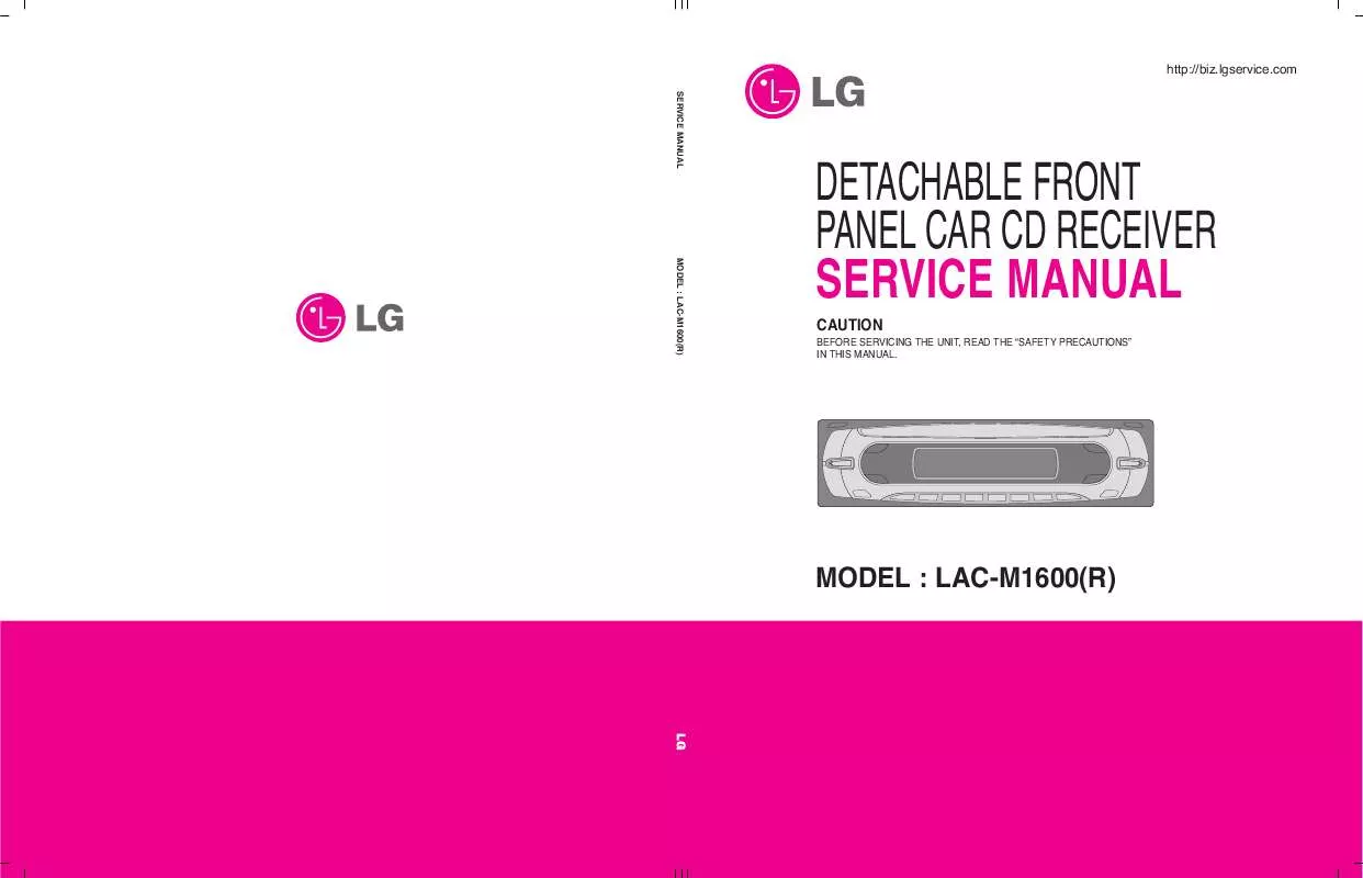 Mode d'emploi LG LAC-M1600 R