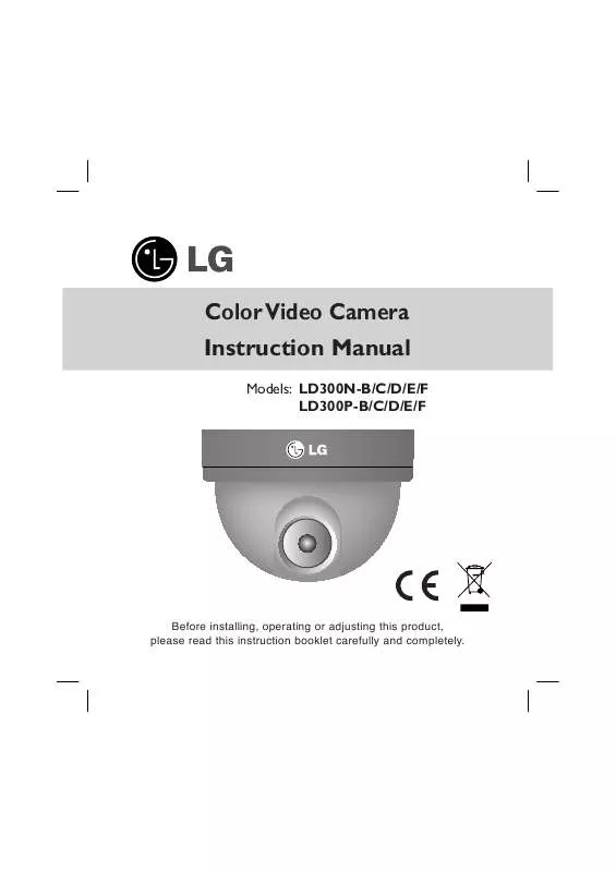 Mode d'emploi LG LD300P-C