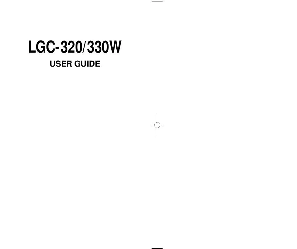 Mode d'emploi LG LGC-320