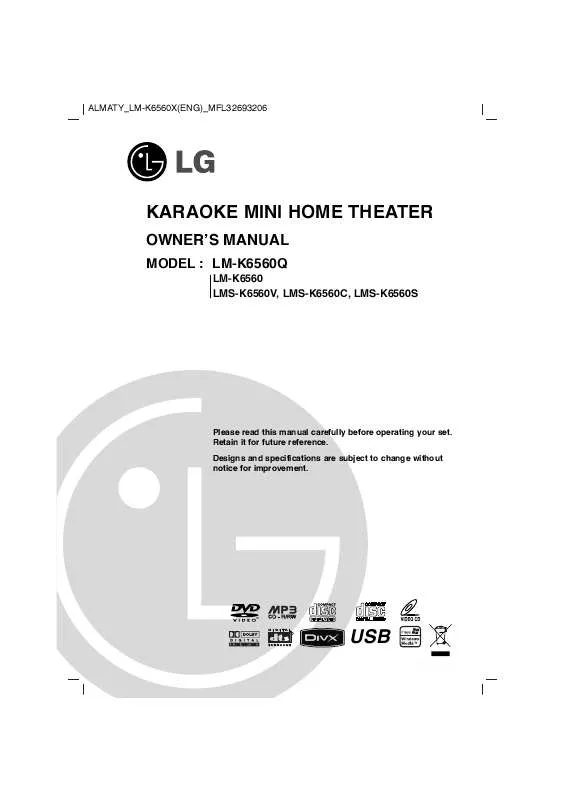 Mode d'emploi LG LM-K6560Q