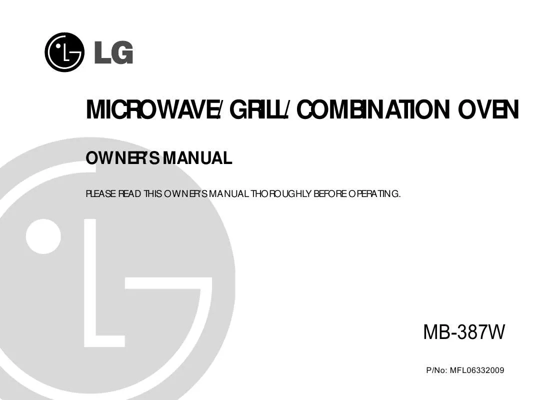 Mode d'emploi LG MB-387-W