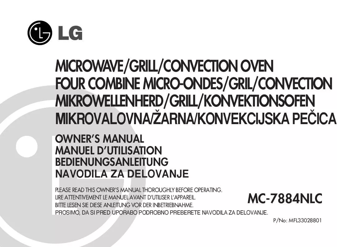 Mode d'emploi LG MC-7884-NLC