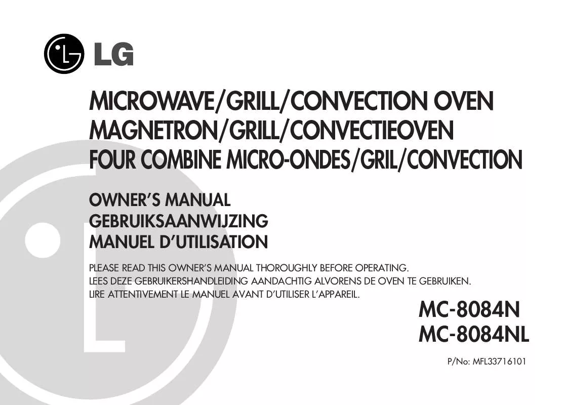 Mode d'emploi LG MC-8084-N