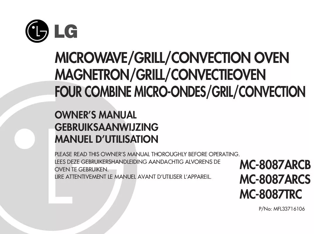 Mode d'emploi LG MC-8087-ARCS