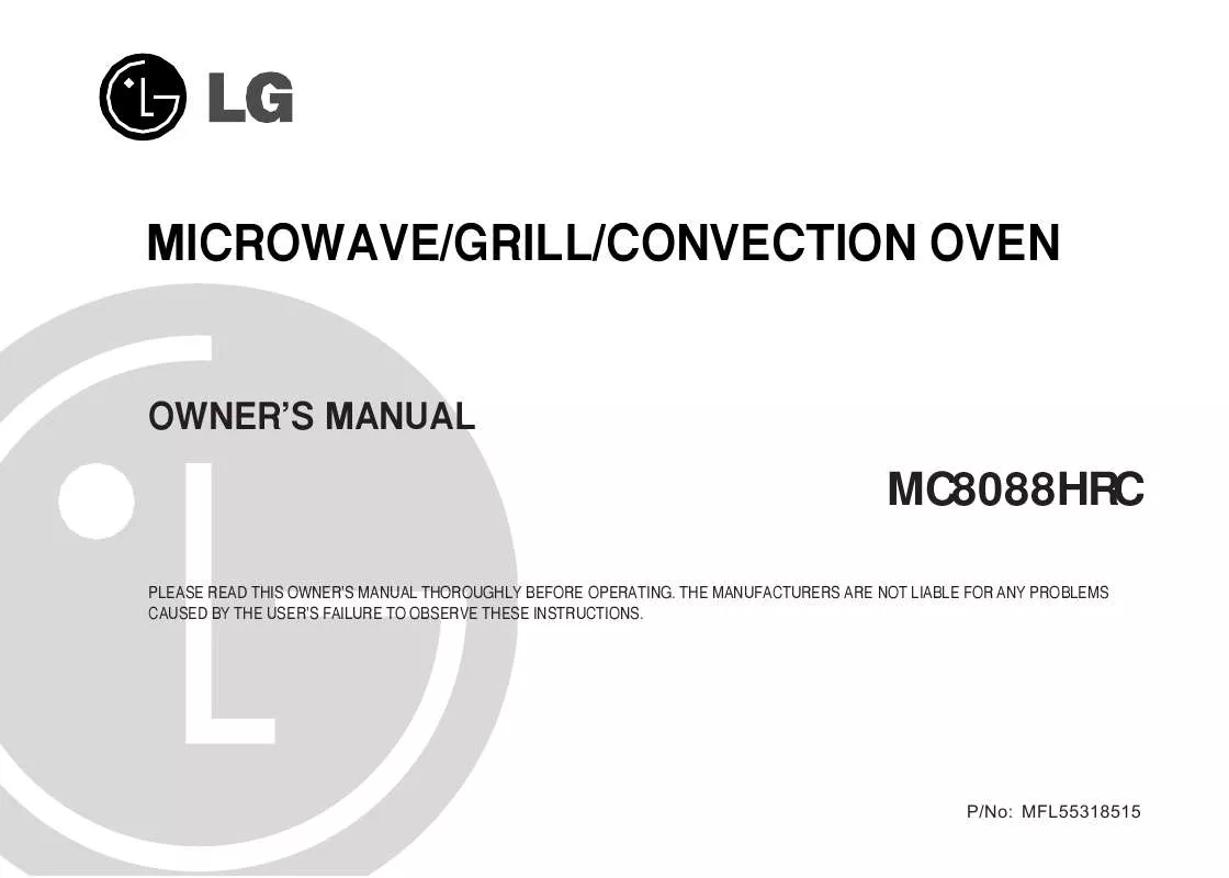 Mode d'emploi LG MC-8088-HRC