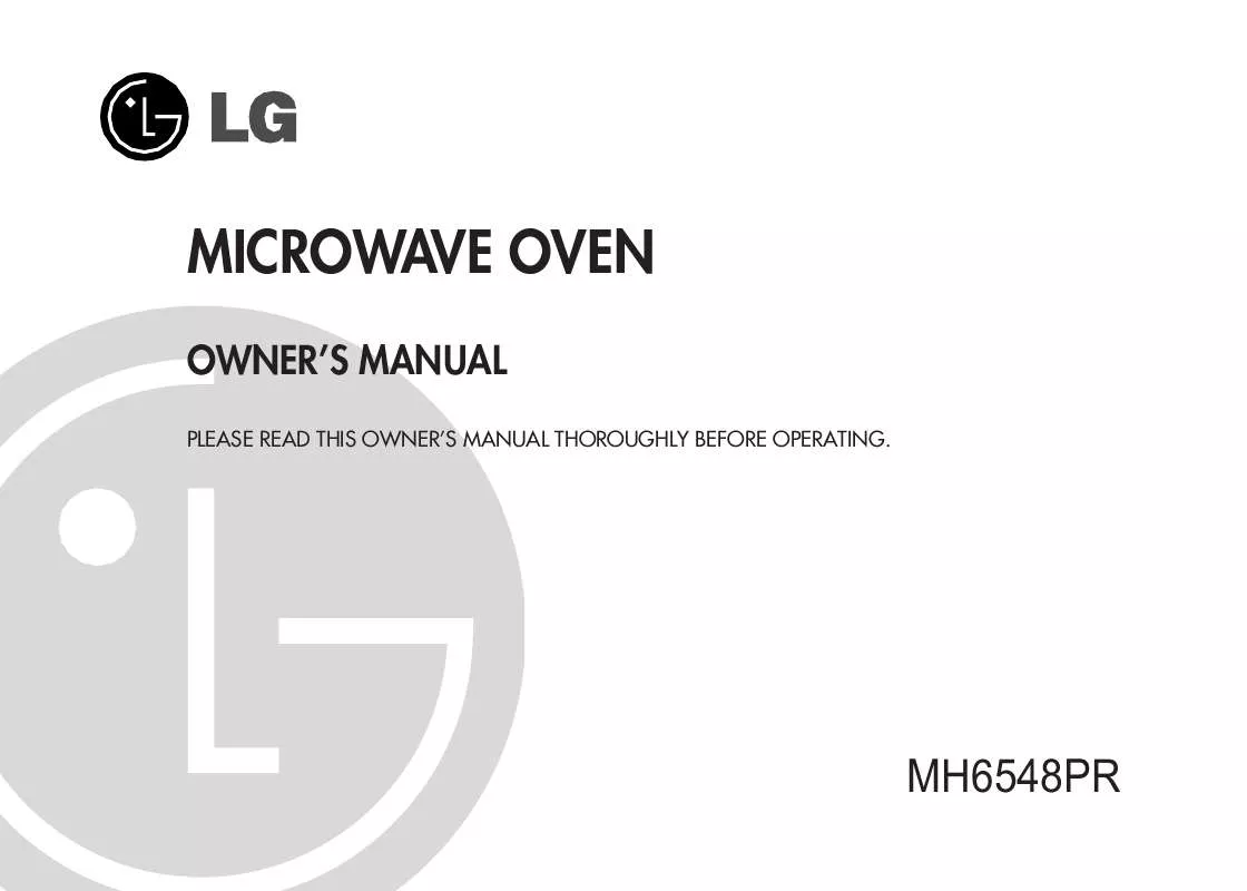 Mode d'emploi LG MH-6548-PR