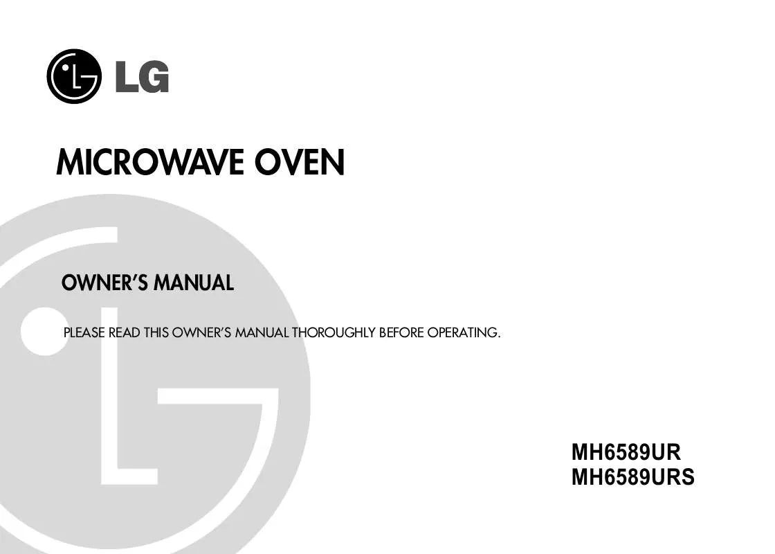 Mode d'emploi LG MH-6589-UR