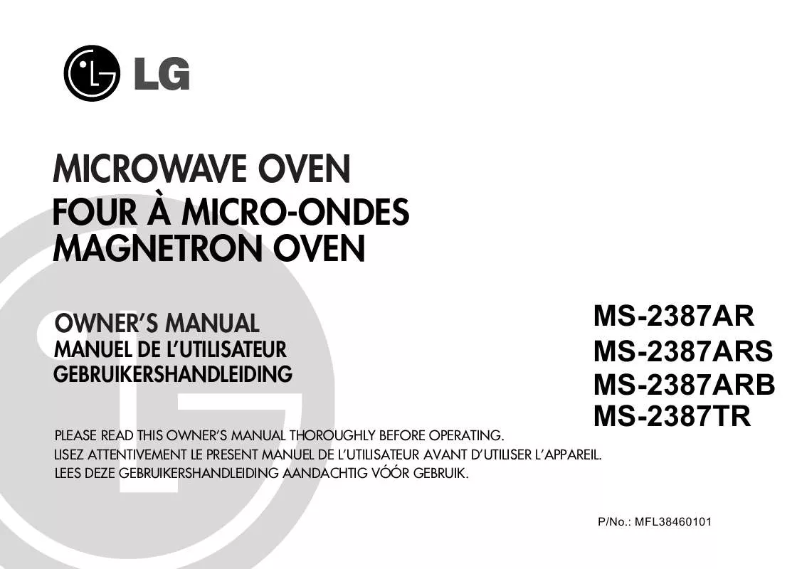 Mode d'emploi LG MS-2387-ARB
