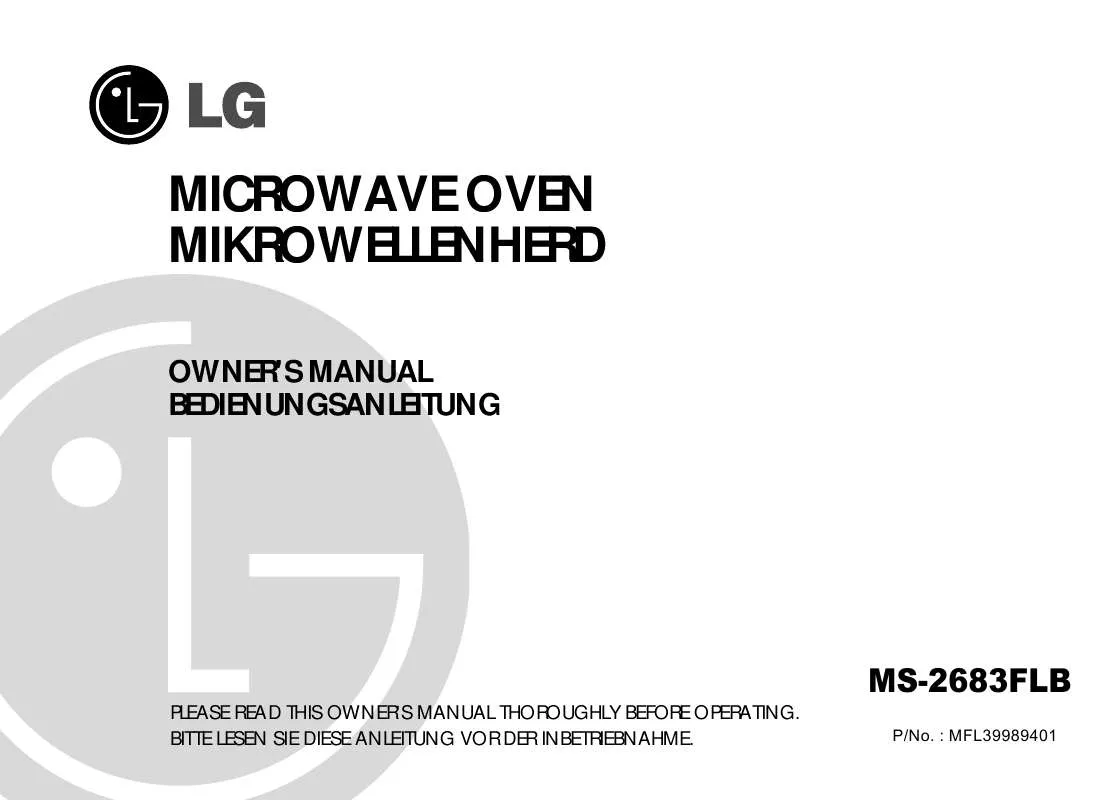 Mode d'emploi LG MS-2683-FLB