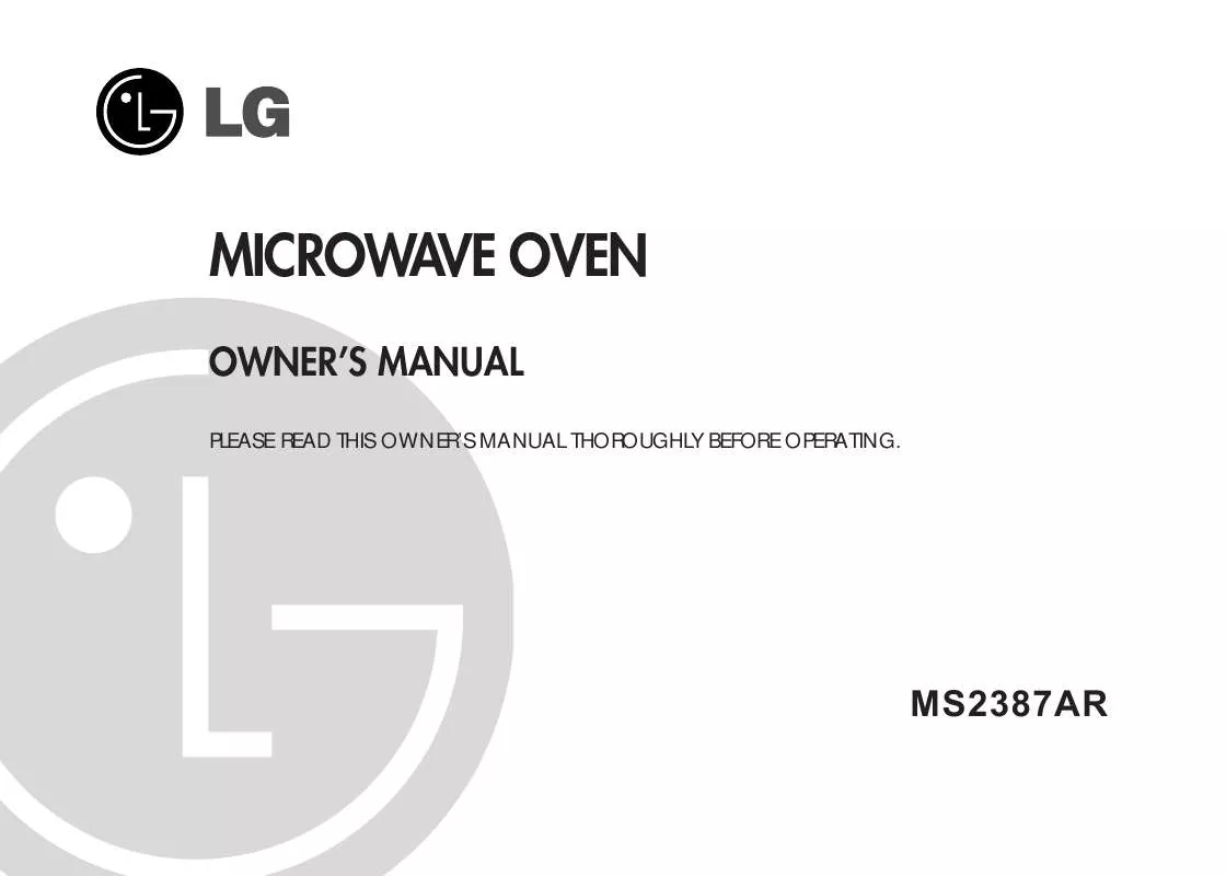 Mode d'emploi LG MS-2387AR