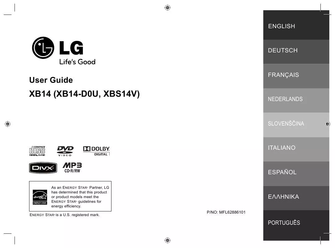 Mode d'emploi LG XB14