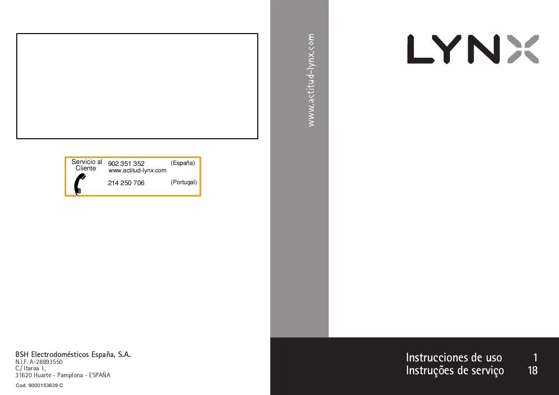 Mode d'emploi LYNX 4EIX304E