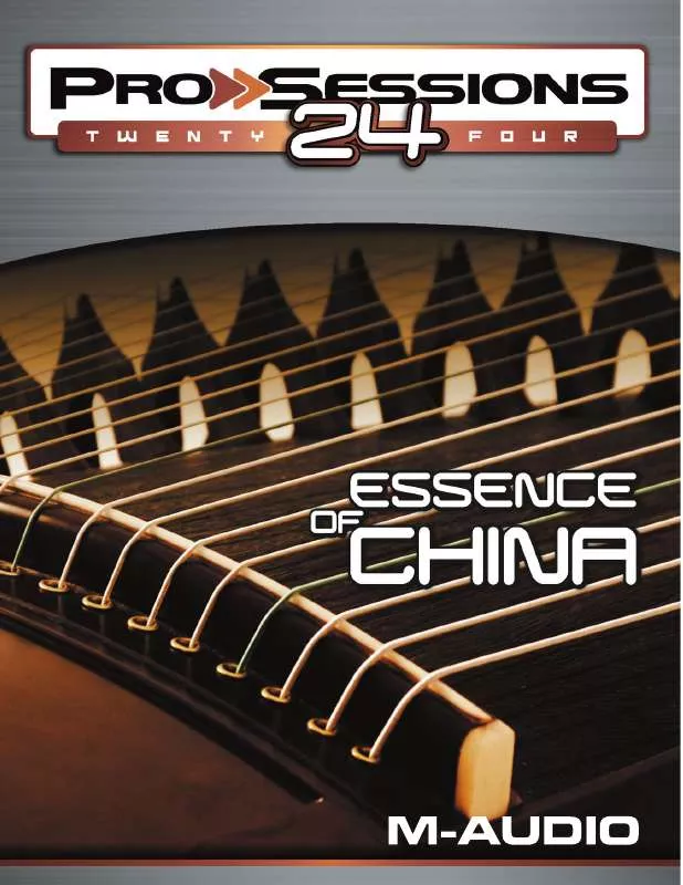 Mode d'emploi M-AUDIO PROSESSIONS 24 - ESSENCE OF CHINA