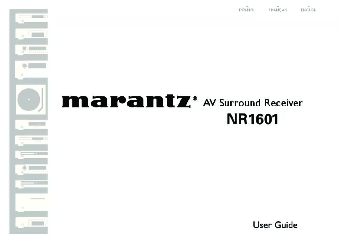 Mode d'emploi MARANTZ NR1601