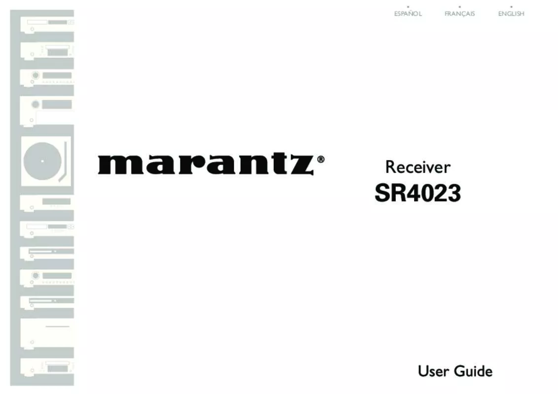 Mode d'emploi MARANTZ SR4023