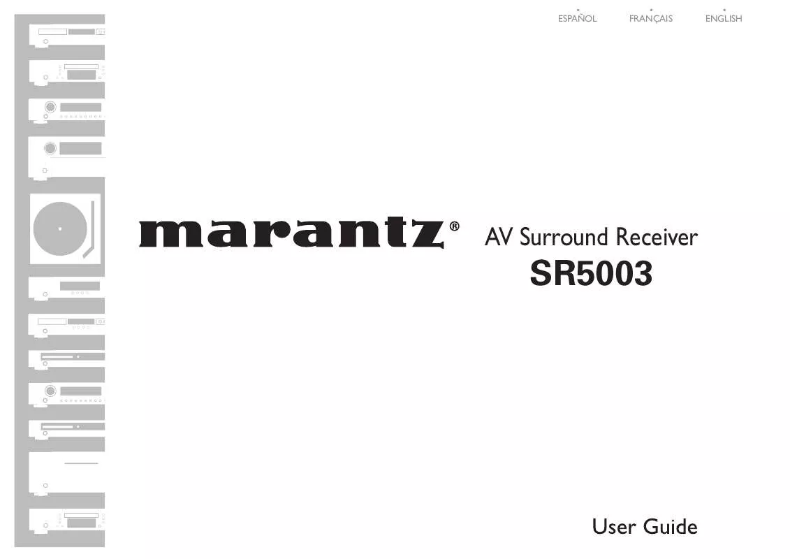 Mode d'emploi MARANTZ SR5003