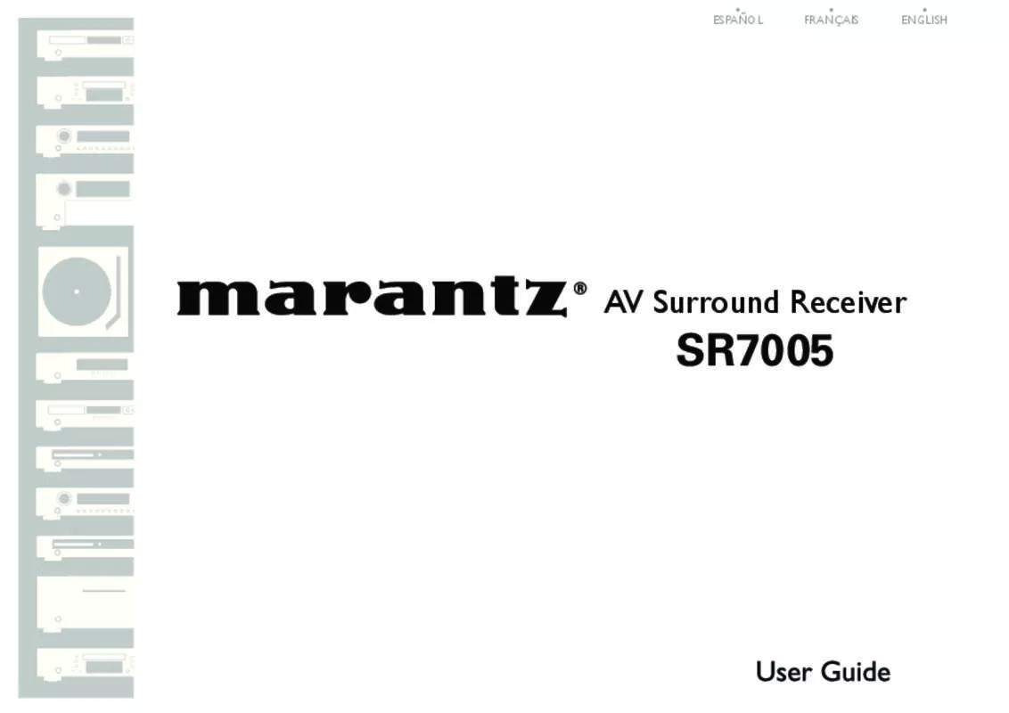 Mode d'emploi MARANTZ SR7005