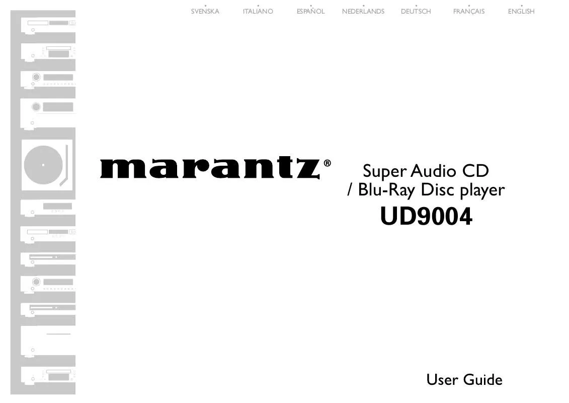 Mode d'emploi MARANTZ UD9004