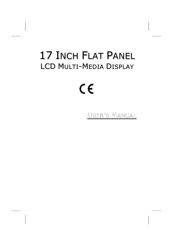 Mode d'emploi MEDION LCD DISPLAY MD 2617