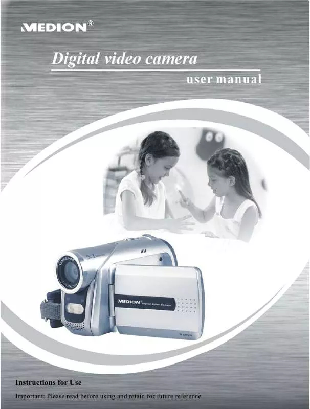 Mode d'emploi MEDION MD DVC 505 DIGITAL VIDEO CAMERA