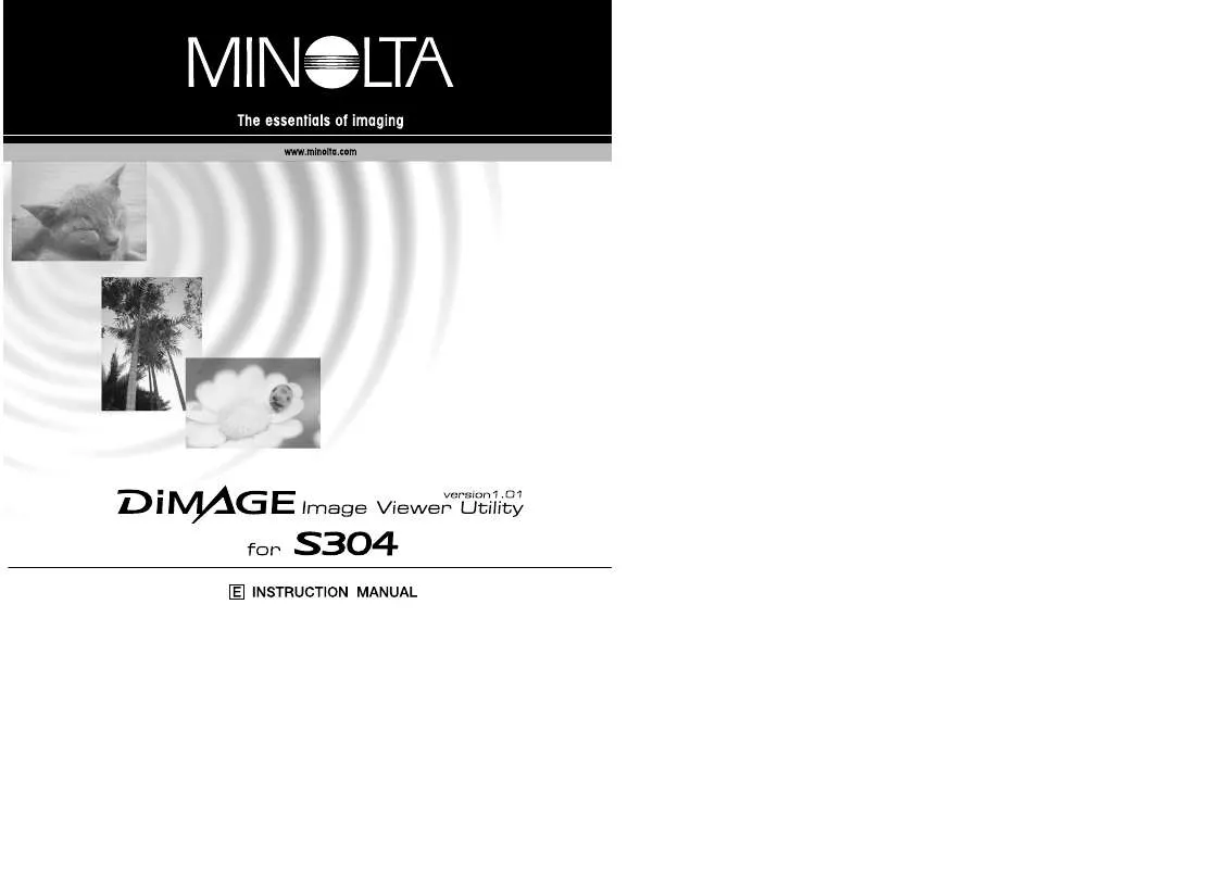Mode d'emploi MINOLTA DIMAGE S304