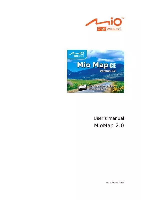 Mode d'emploi MIO MIOMAP 2.0