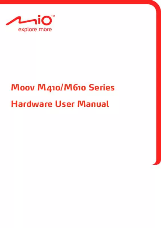 Mode d'emploi MIO MOOV M410