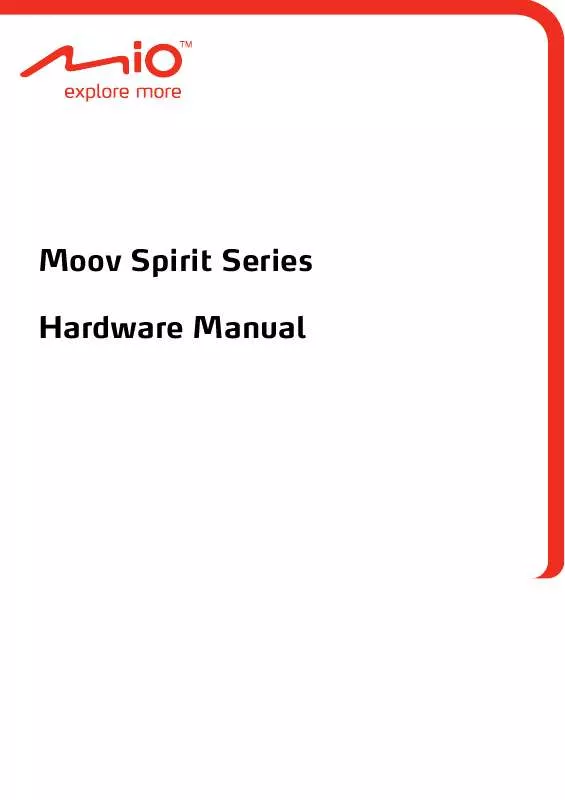 Mode d'emploi MIO MOOV SPIRIT S300