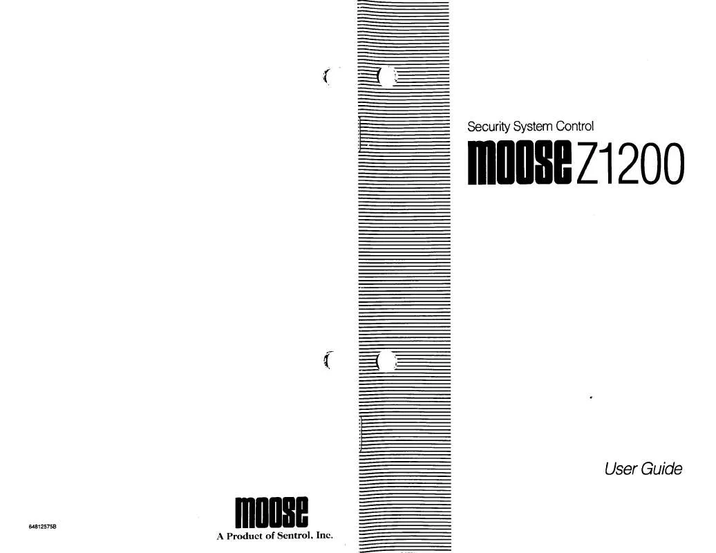 Mode d'emploi MOOSE Z-1200