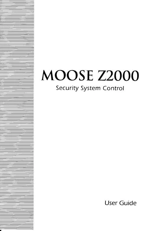 Mode d'emploi MOOSE Z-2000