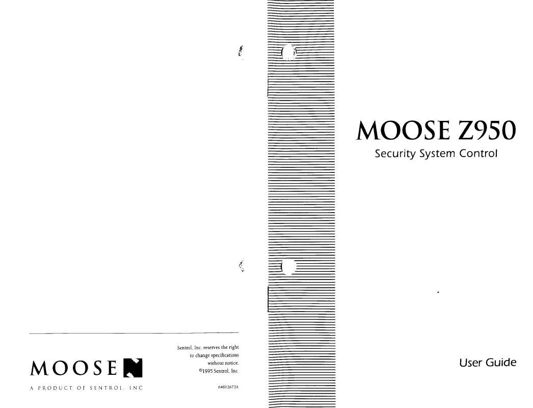 Mode d'emploi MOOSE Z950