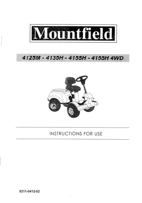 Mode d'emploi MOUNTFIELD 4155H 4WD