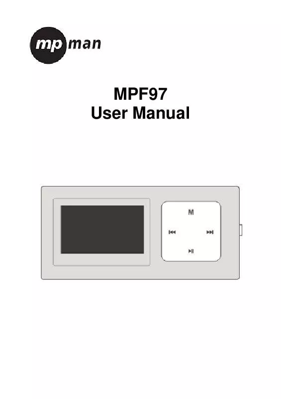 Mode d'emploi MPMAN MPF 97