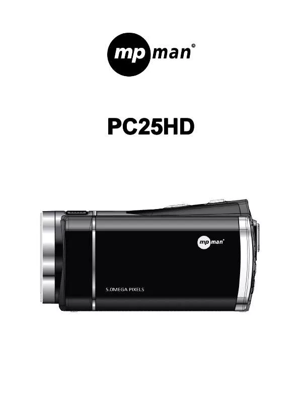 Mode d'emploi MPMAN PC25HD
