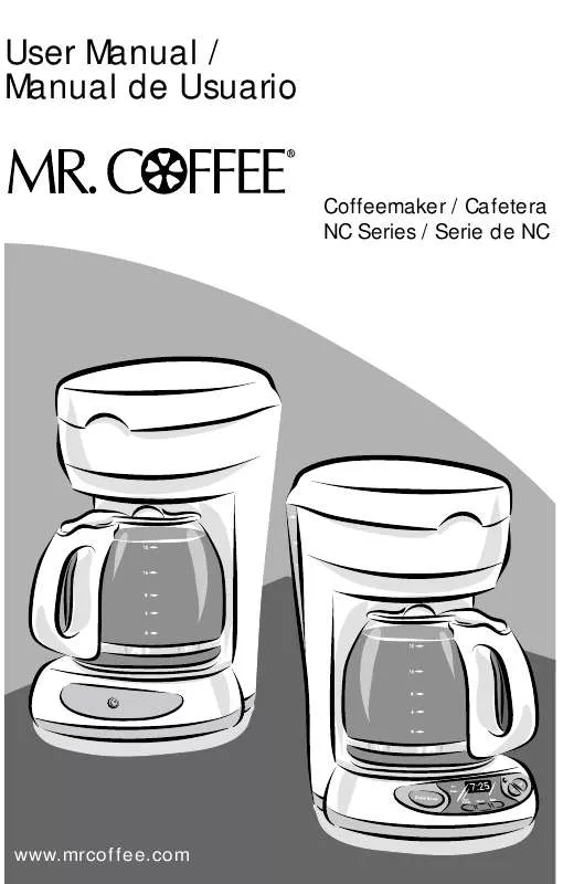 Mode d'emploi MR COFFEE NCX20