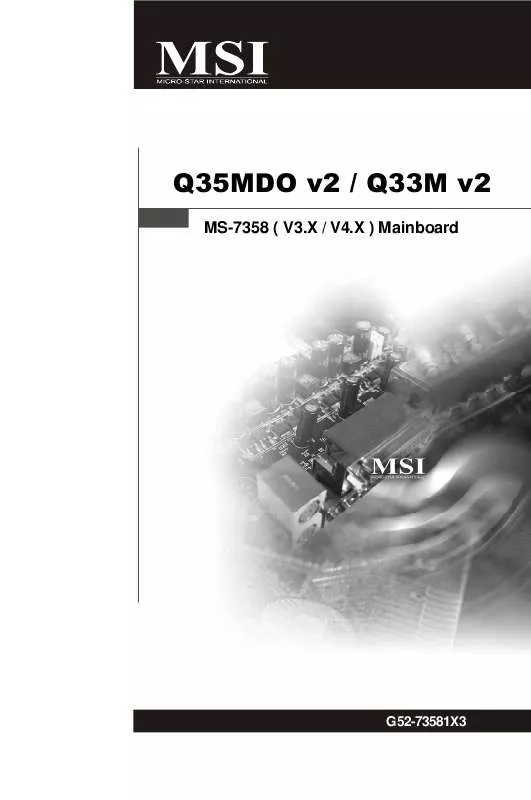 Mode d'emploi MSI G52-73581X3