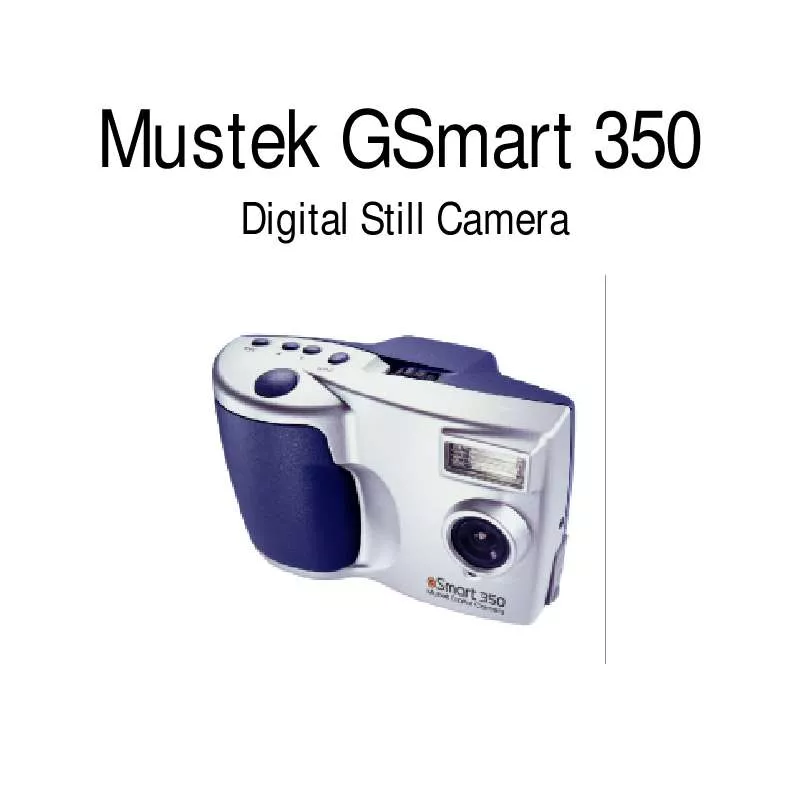 Mode d'emploi MUSTEK G-SMART 350