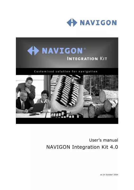 Mode d'emploi NAVIGON INTEGRATION KIT 4.0