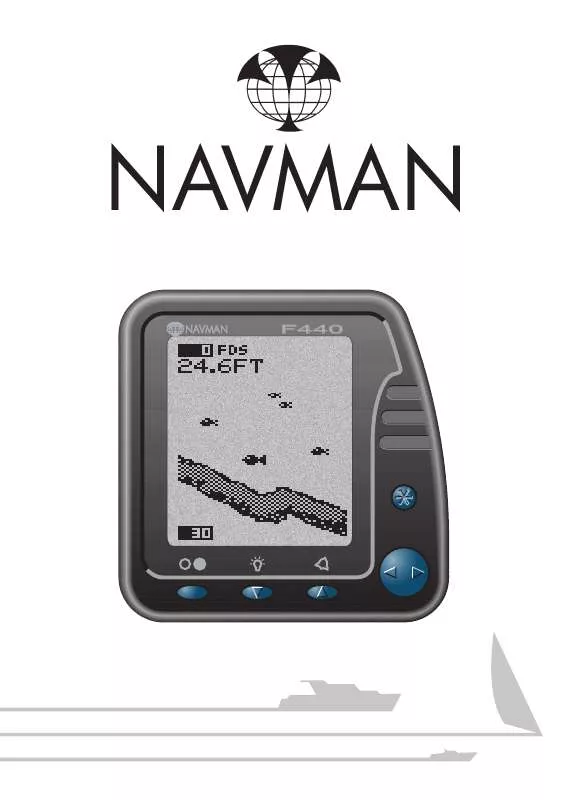 Mode d'emploi NAVMAN FISHFINDER F400