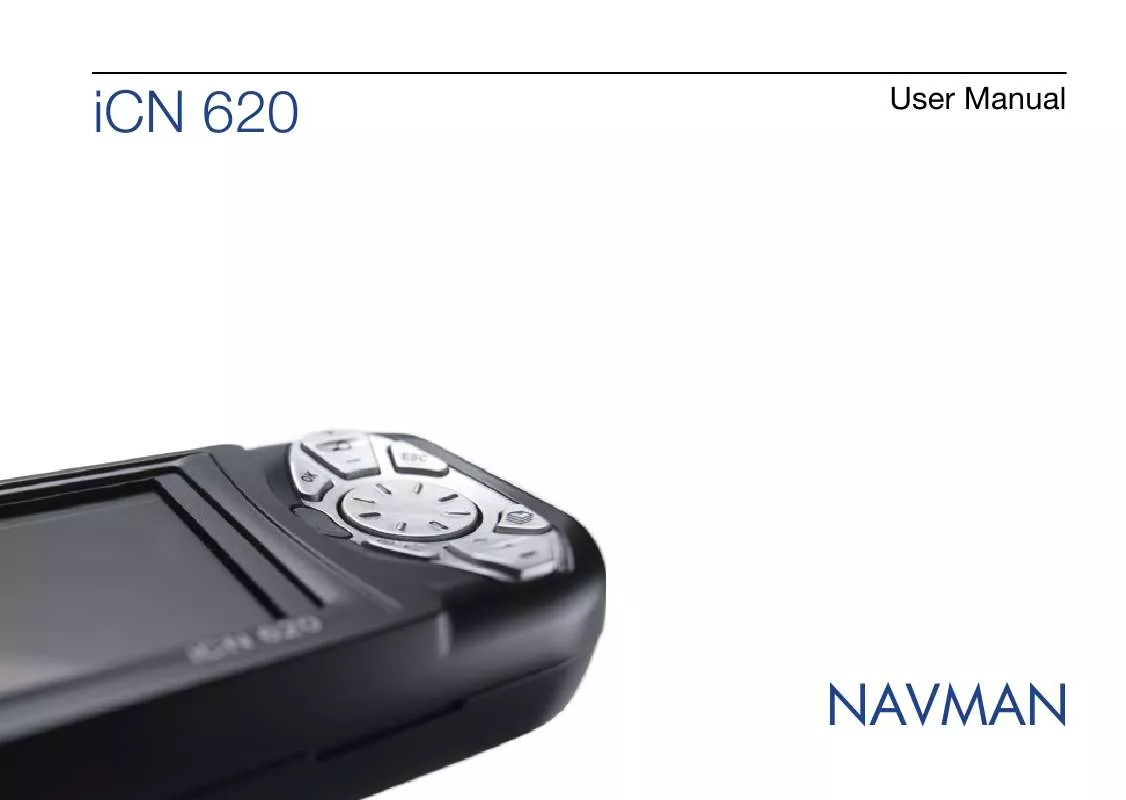 Mode d'emploi NAVMAN ICN620