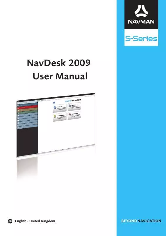 Mode d'emploi NAVMAN S-SERIES NAVDESK 2009