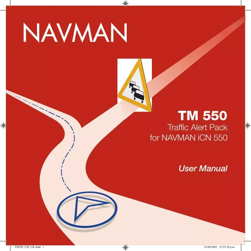 Mode d'emploi NAVMAN TM550 TRAFFIC MODULE
