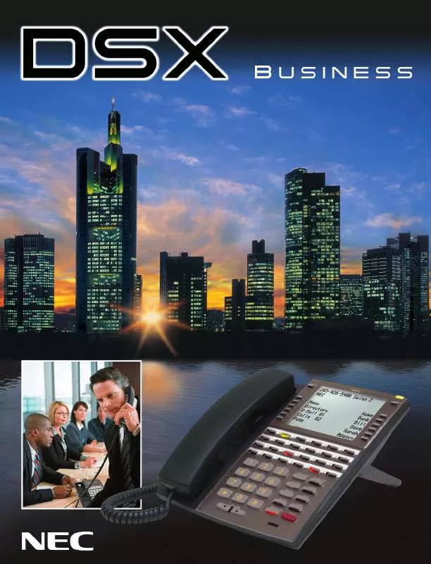 Mode d'emploi NEC DSX BUSINESS