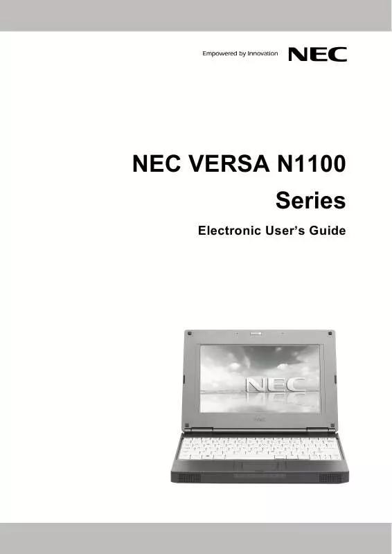 Mode d'emploi NEC N1100