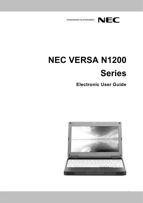 Mode d'emploi NEC N1200