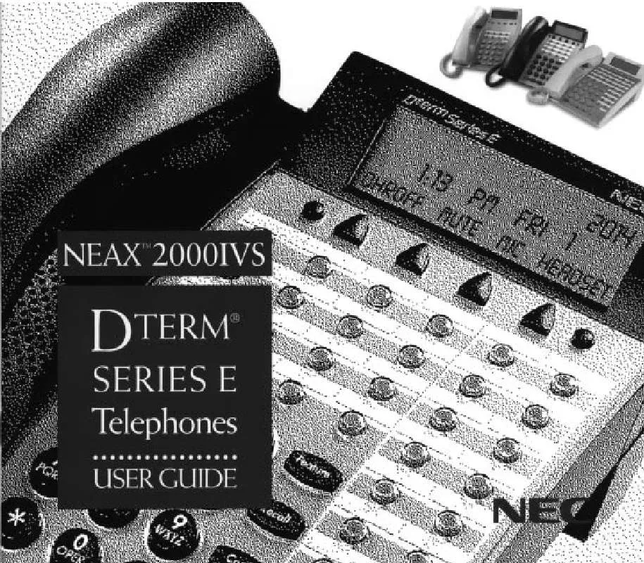 Mode d'emploi NEC NEAX 2000IVS