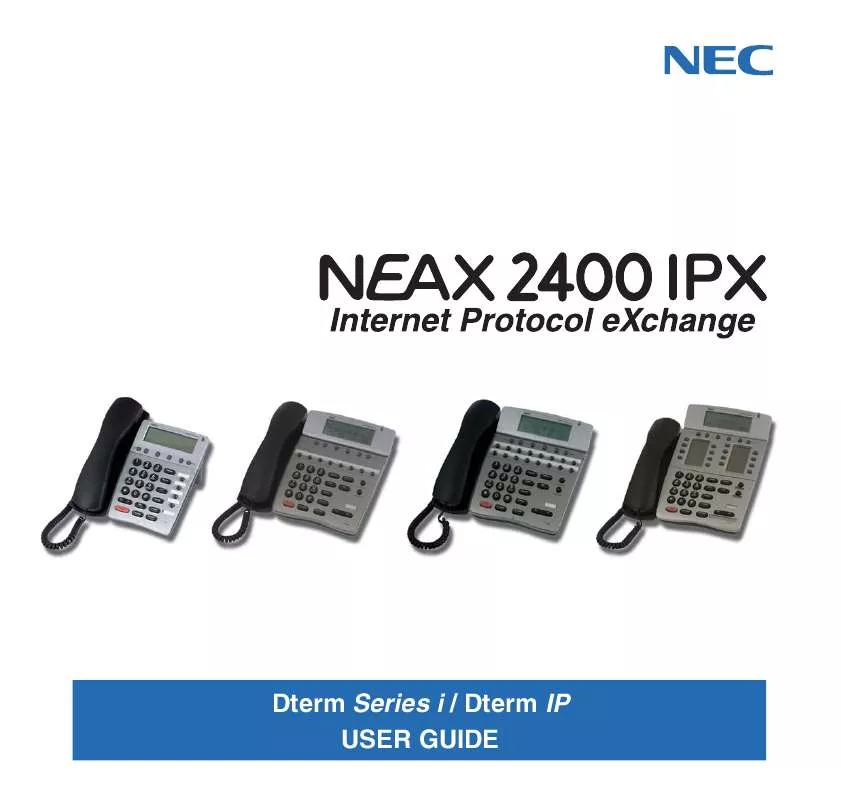 Mode d'emploi NEC NEAX 2400 IPX